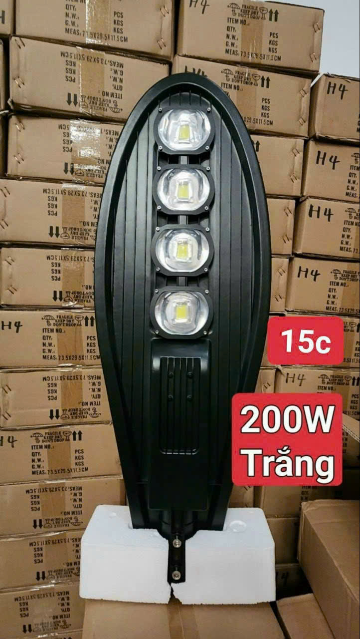 Đèn đường lá năng lượng mặt trời 200w